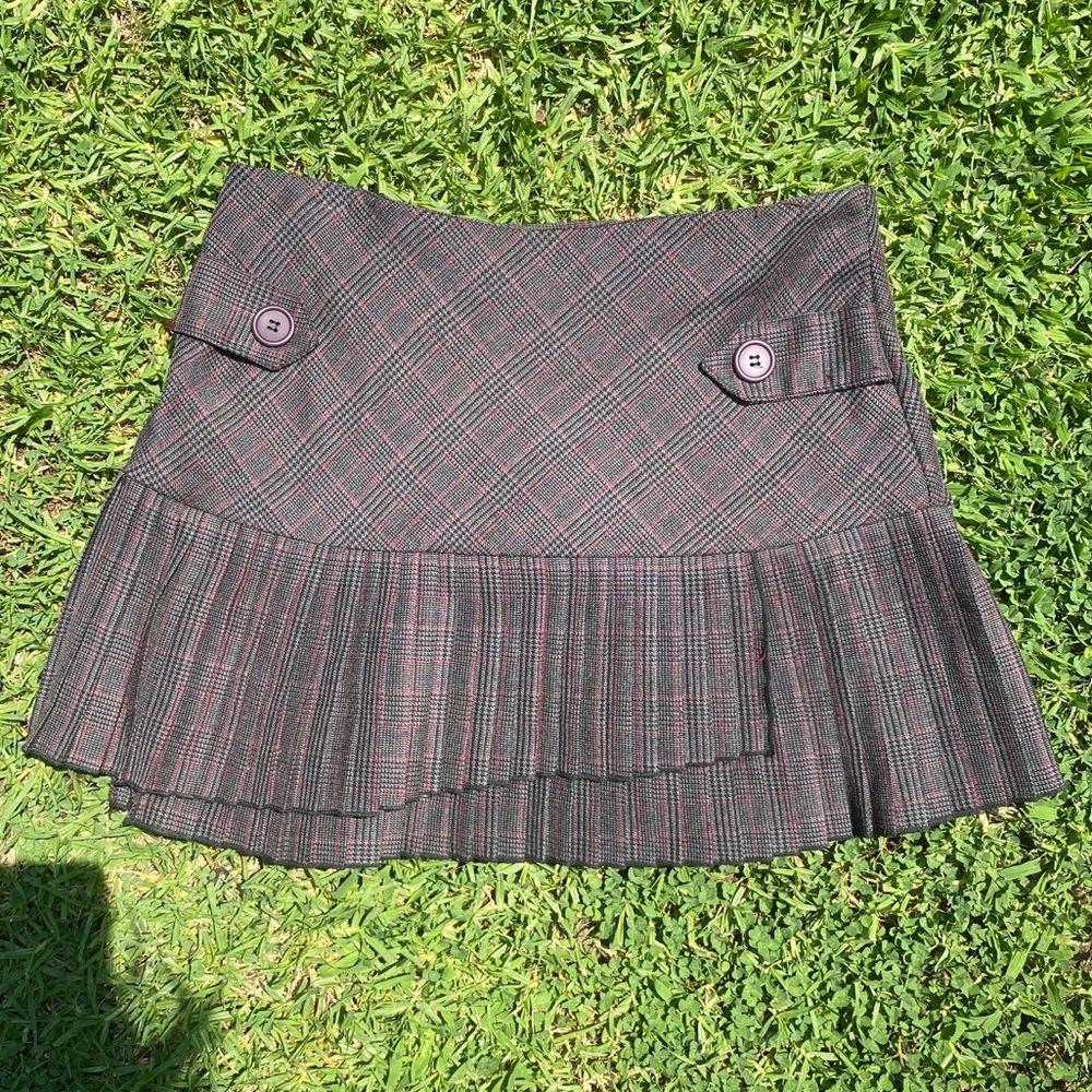 Vintage plaid skirt